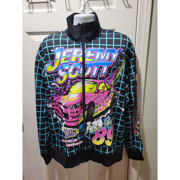 Jeremy Scott Adidas zip-up jacket NWT size Extra large
